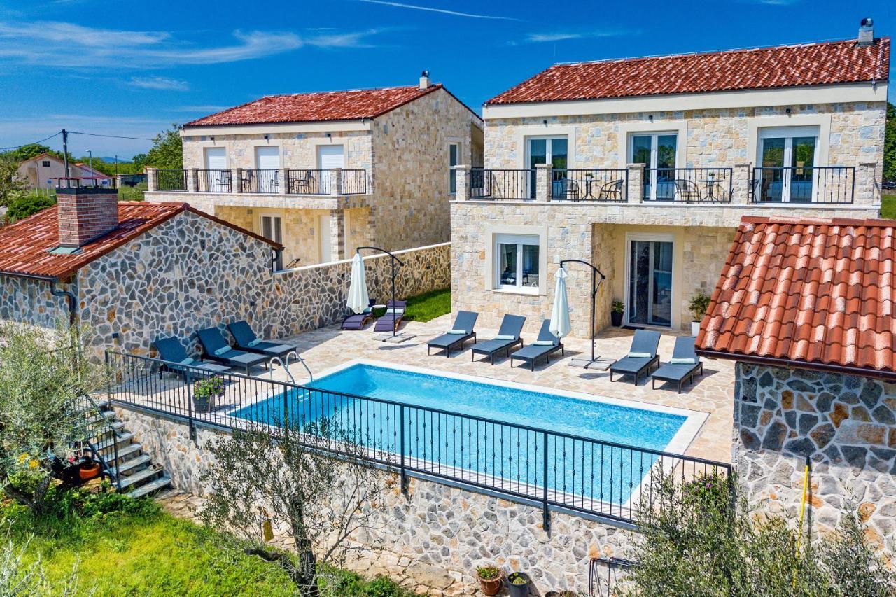 Luxury Stone Villa With Pool - Brisevo Zewnętrze zdjęcie