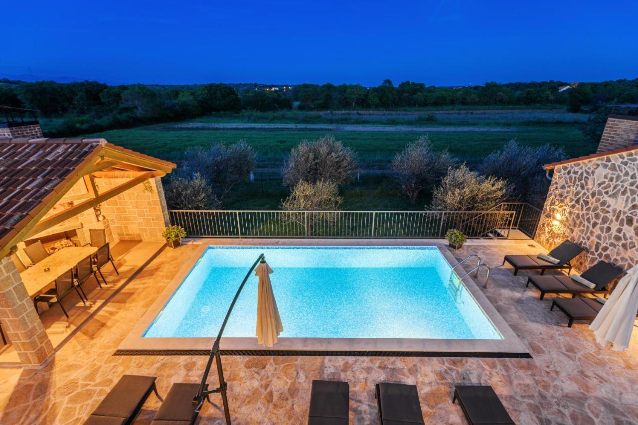 Luxury Stone Villa With Pool - Brisevo Zewnętrze zdjęcie