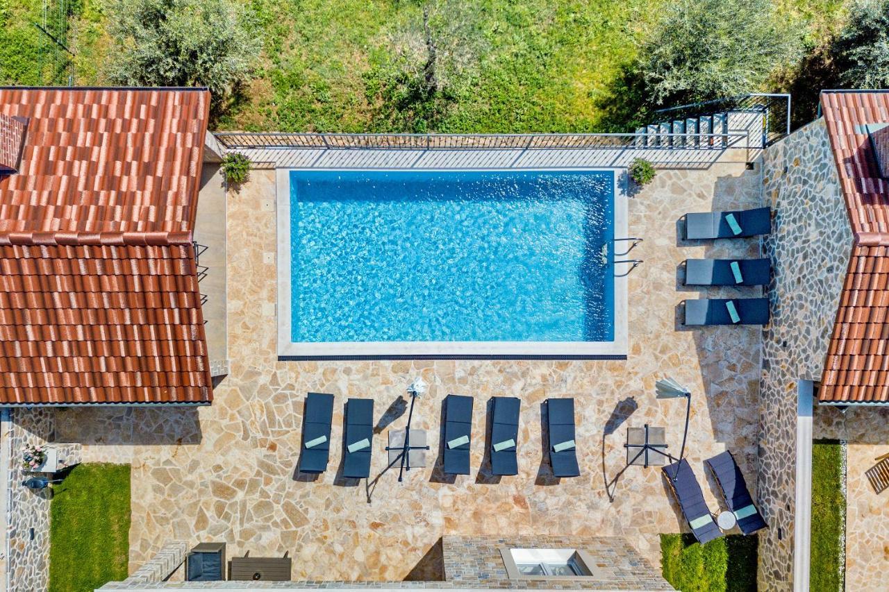 Luxury Stone Villa With Pool - Brisevo Zewnętrze zdjęcie